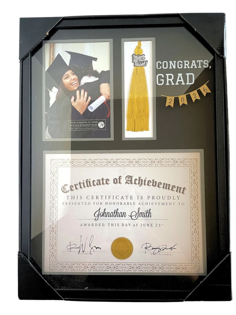 2026 Graduation Tassel, Certificate, and Picture Frame